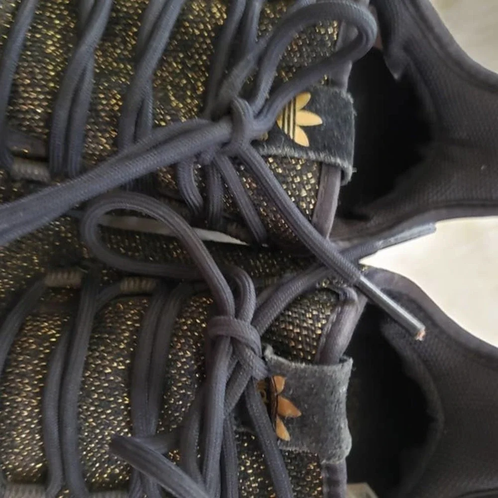 ADIDAS Tubular shadow black & gold sneakers - Picture 3 of 7